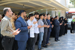 تجمع دانشجویان و اساتید دانشگاه بین المللی مذاهب اسلامی در محکومیت تعرض به دانشجویان و اساتید حامی فلسطین در دانشگاه های آمریکا